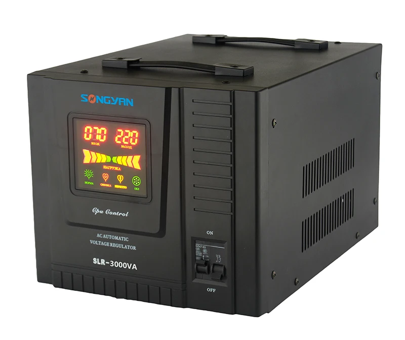 SAVR-3000VA Régulateur de tension 3 KVA numérique 140v 260v Servo moteur