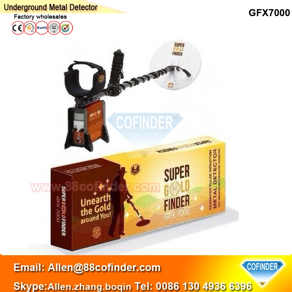 
Профессиональный Подземный металлоискатель Cofinder Factory Gfx7000, детектор насекомых с простым использованием золота и серебра 
