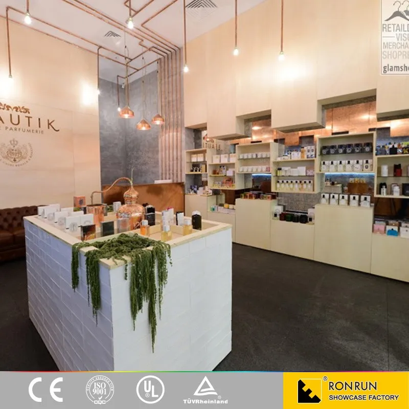 Яркий дизайн интерьера магазина косметики/мебель для магазина косметики/шкаф для косметики