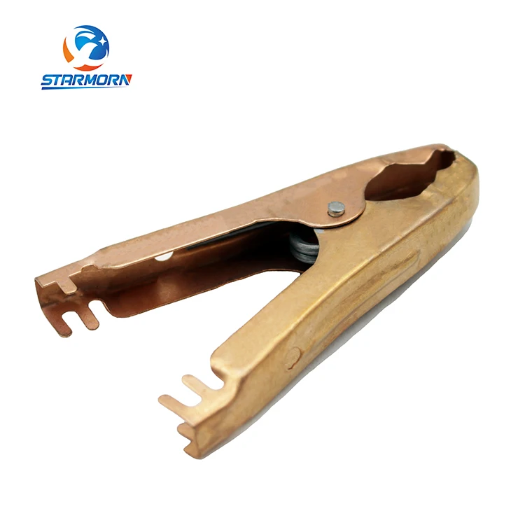 Зажимы типа «крокодил» для аккумулятора длиной 105 мм, зажим для аккумулятора черного и красного цвета на А