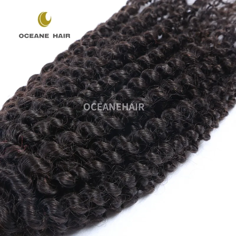 Wholesale Natural human hair kinky curly bundles in human hair extensions  Kinky Curly 8-28 inches long hair Brazilian 100% virgin hair bundles extension  