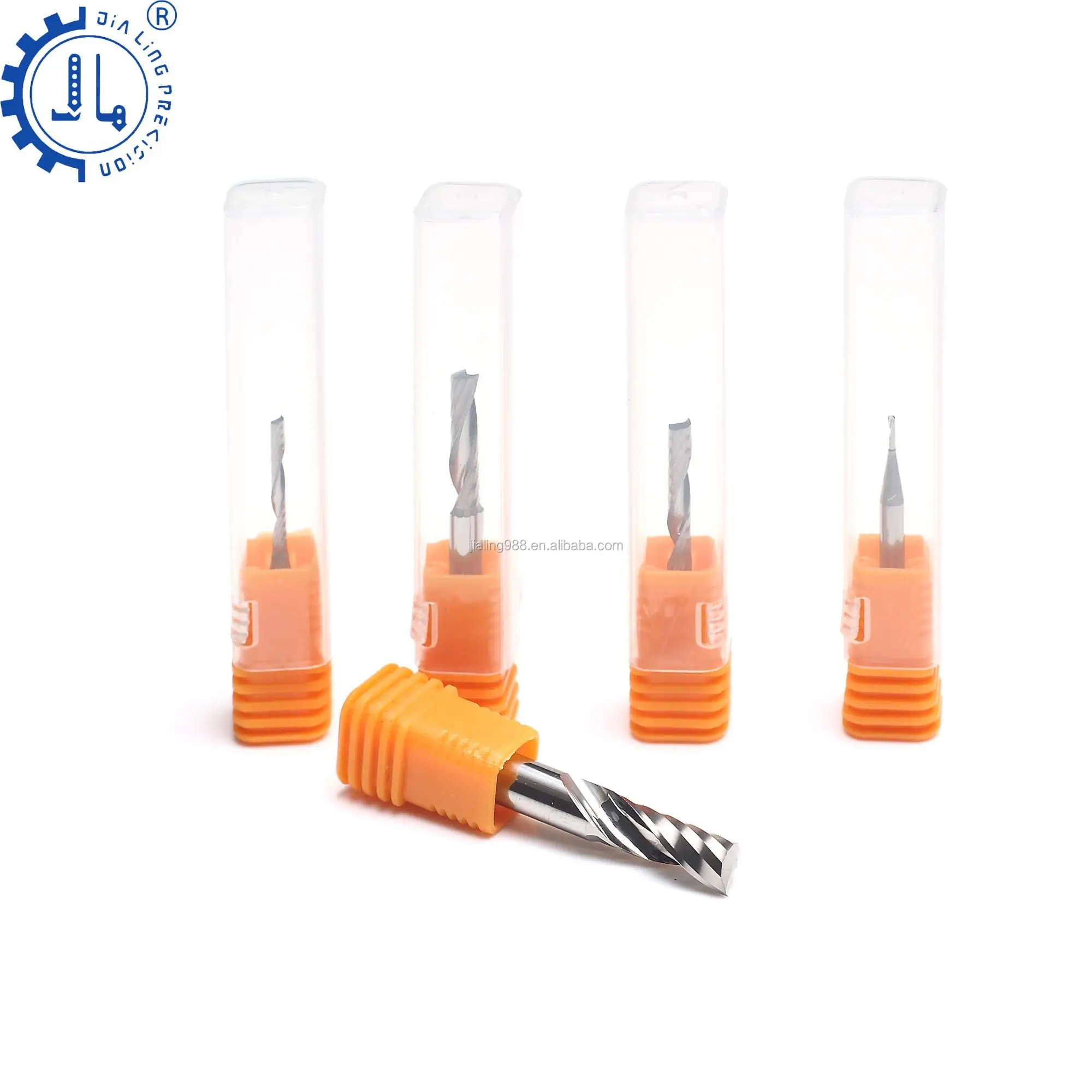 Acrylic Cutting Bits Single Flute Endmill Spiral Solid Carbide Flat End