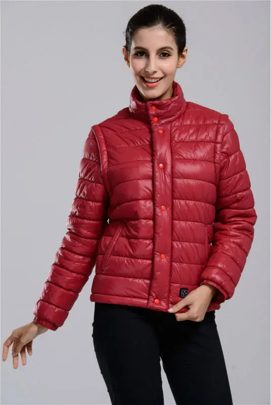 卸売冬5 V USBバッテリー充電式女性ダウン加熱服ジャケット