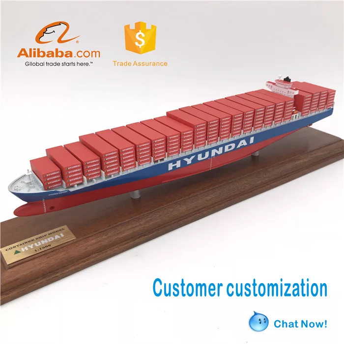 model container ship abs plastic model ship vessel model