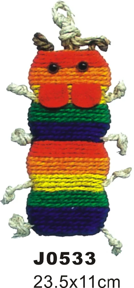 Высокое качество OEM мило собака Зубы Teaser Сизаль Cat Toy