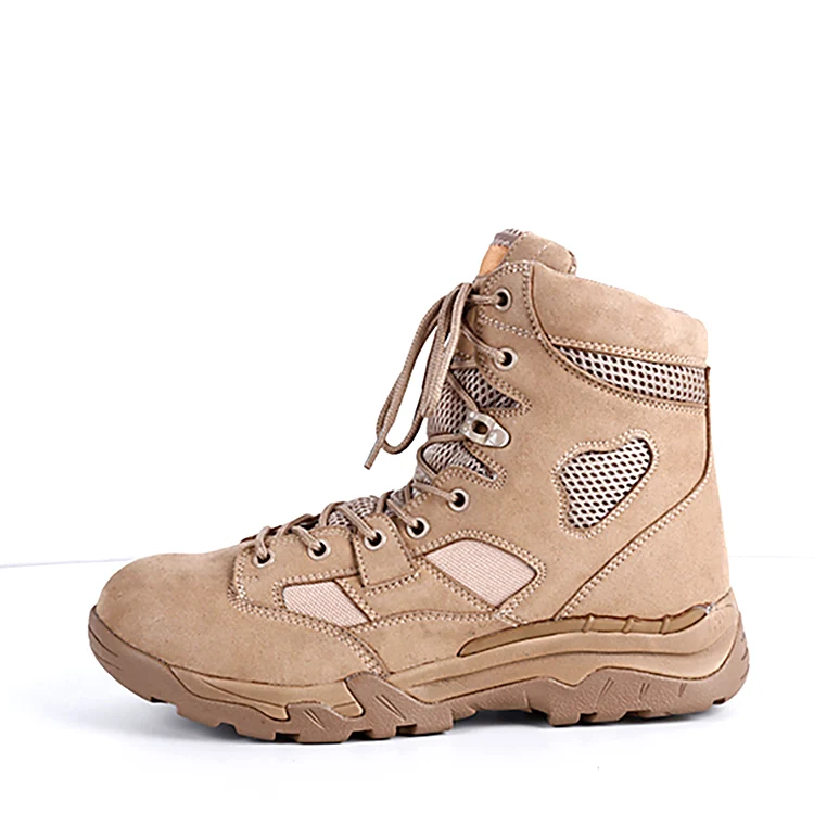 Epicsnob Mens Leather Outdoor Combat Desert Military and Tactical Boot Work