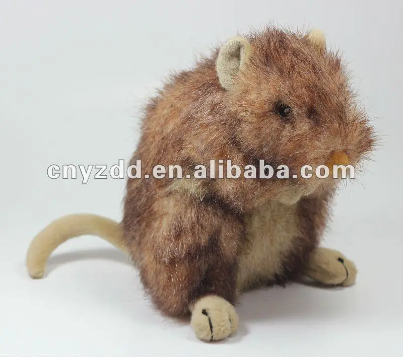 stuffed muskrat toy