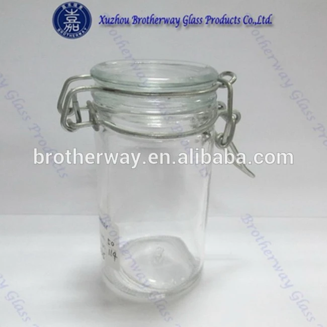 galletas 1000ml cuadrado cereales Botes de almacenamiento de boca ancha para conservar tarros perfectos para guardar caf/é Frascos de vidrio con tapas con bisagras az/úcar harina