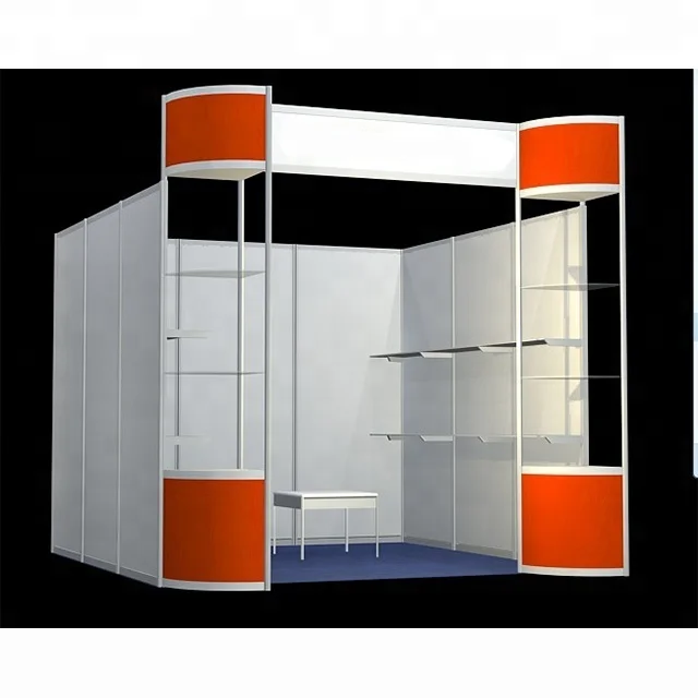 10x10 trade show booth design