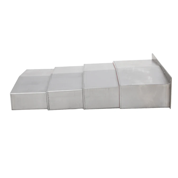 Stainless Steel Accordion Protection Telescopic Cover for CNC Machine Accessories