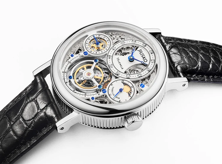 High End Tourbillon Movement Skeleton Automatic Mechanical Watches Tourbillion Watch