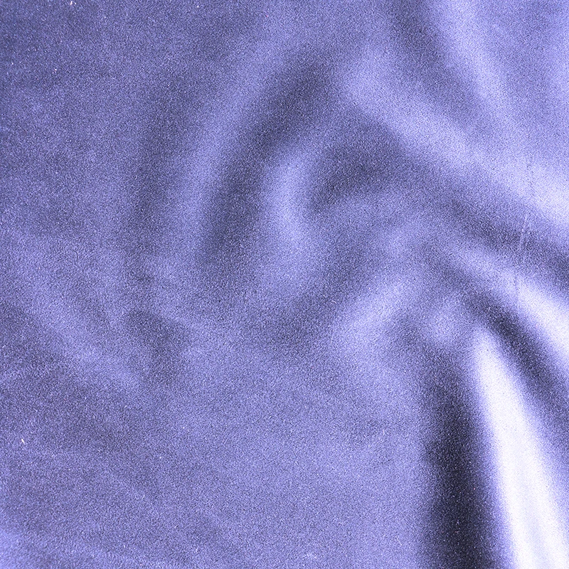 China Direct Textiles 100% Polyester Suede Fabric Compound Velveteen Bottom synthetic Leather Bonded Faux Fur