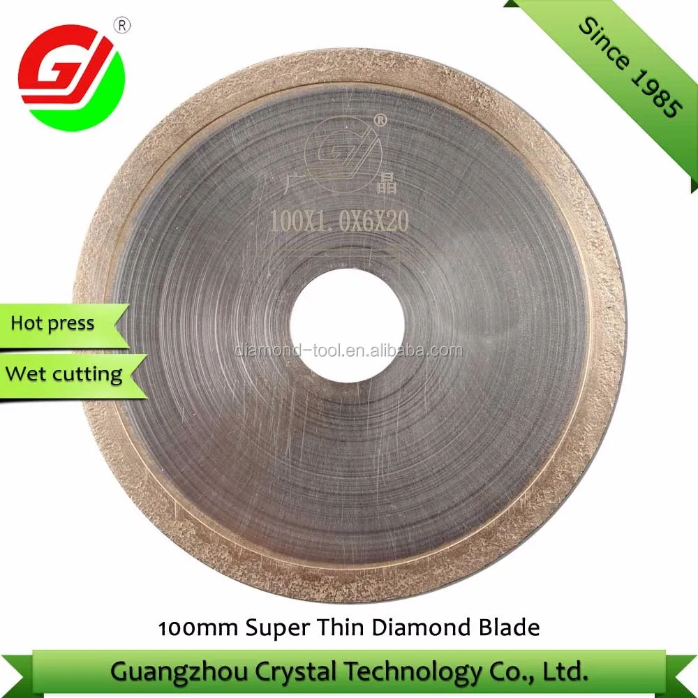 Professional 4inch 100mm Super Thin Diamond Cutting Disc Cutting Blade for Glass Diamond Saw Blades