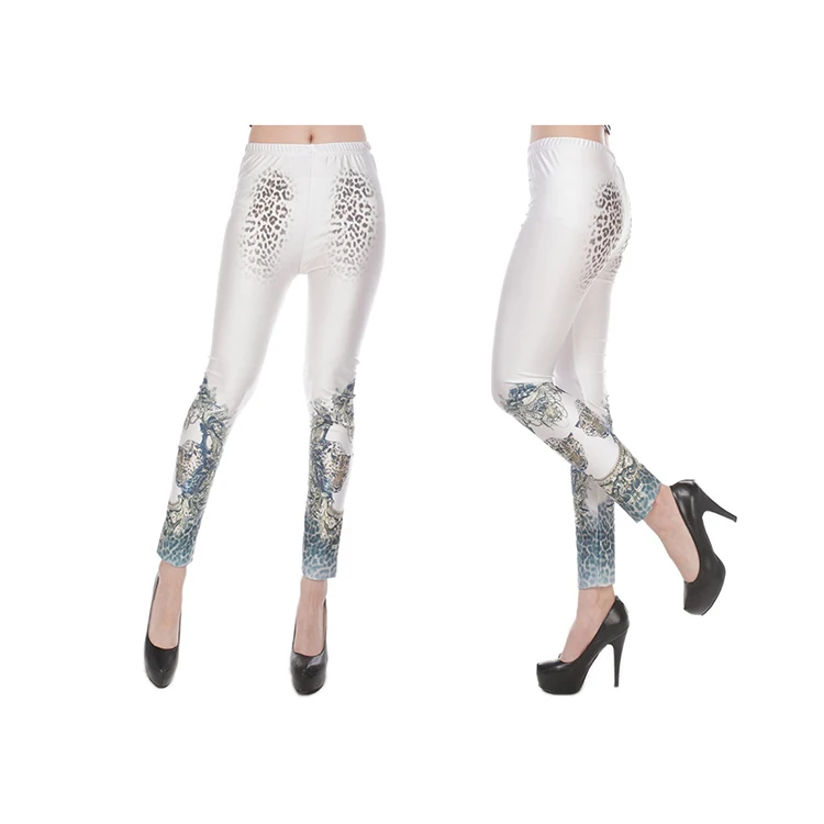 Ladies Elegant Nine Pants Patchwork 