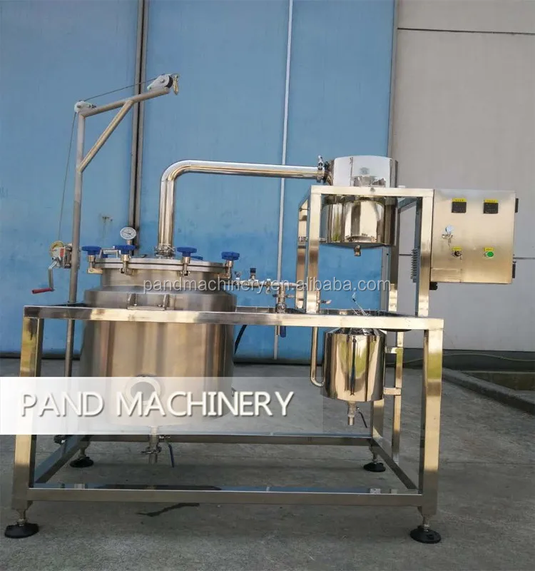 Small Automatic Olive Leaf Steam Distillation Equipment for Essential Oil Extraction New Condition