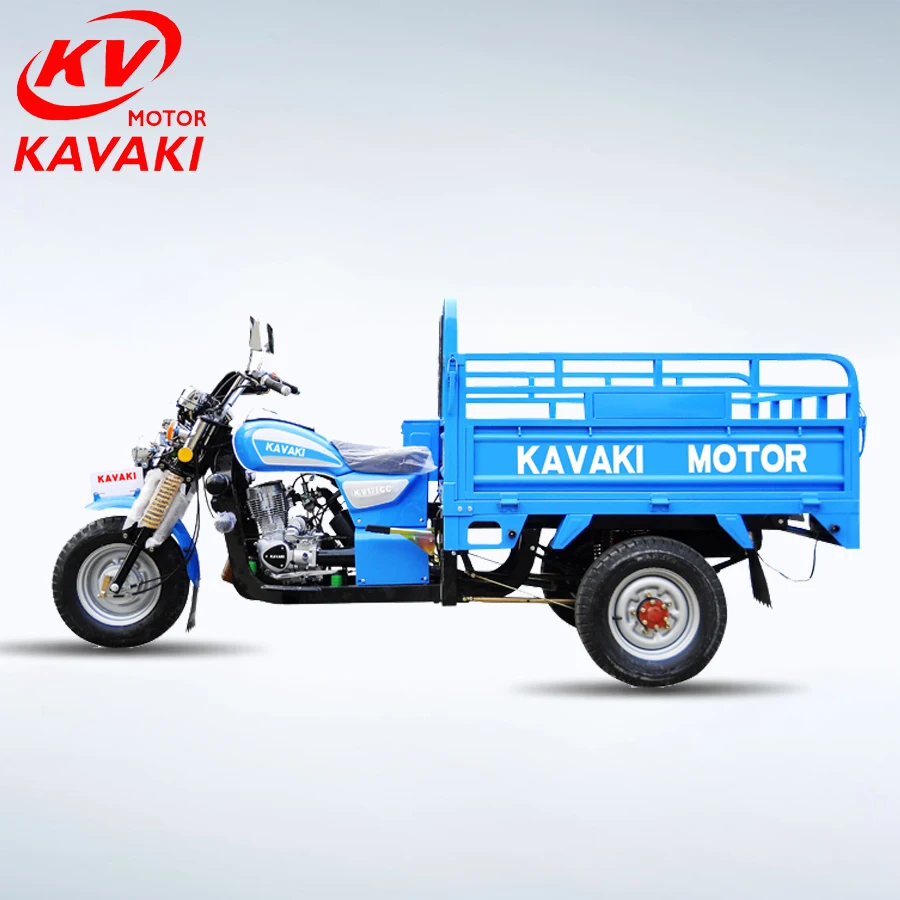 Excellent Bajaj Three Wheel Tricycle Small Cargo Box Three Wheeler TVS Car Good Price 3 Wheel Motorcycle Gasoline