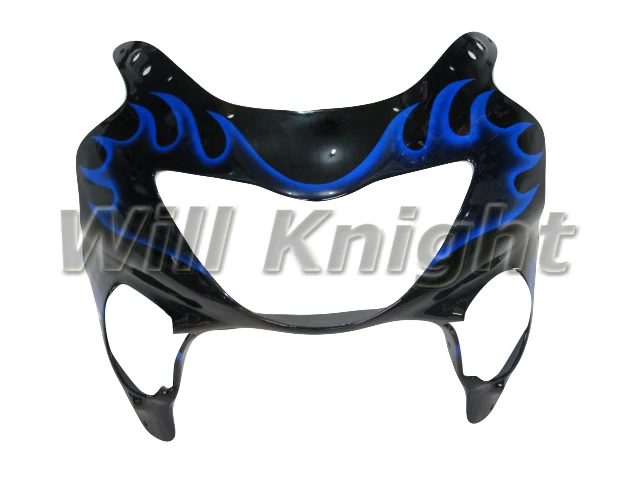 Обтекатели из АБС-пластика с синим пламенем для HONDA CBR600 F4 1999 2000, Обтекатели для кузова мотоцикла