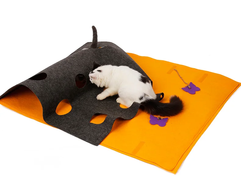 Source Cat Scratcher Blanket DIY Activity Nature Felt Cat Play Mat on  m.