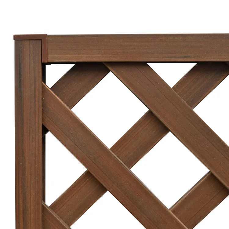 Eco Friendly DIY Various Colors PVC Wooden Door Wood Plastic Lattice