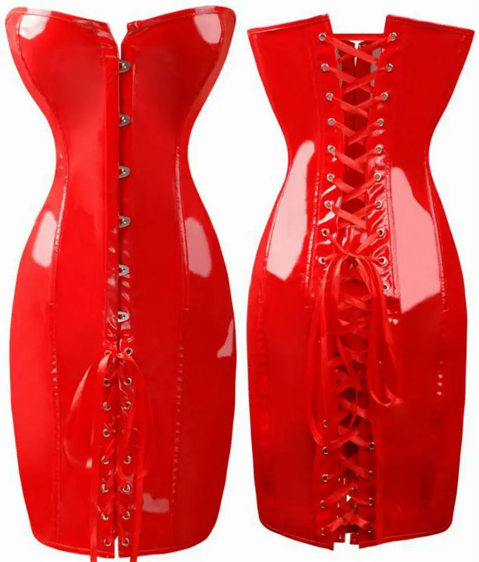 Gothic Womens Sexy Wetlook Pvc Faux Leather Corset Dress Long Black Red  Shape Body Slim Bustiers Overbust Corsets Latex Catsuits - Buy Pvc Corset, Black Pvc Corset,Sexy Pvc Corset Product on Alibaba.com