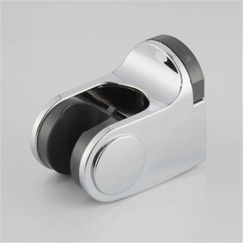 Handheld Shower Holder Adjustable Fixed Shower Seat ABS Chrome Shower Head Seat Bathroom Accessories