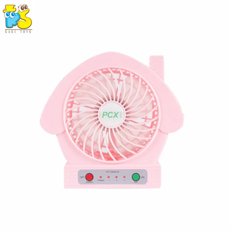 Детские летние игрушки дом мультфильм электронный вентилятор три переключения передач красочные огни Настольный вентилятор