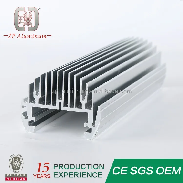 Custom Extruded Aluminum Copper Profile Extrusion Led Electronic Radiator Heat Sink