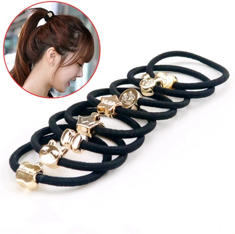 金属アクセサリー付き10個の女の子かわいいファンシーヘアバンド弾性ゴムヘアバンドファッションヘアタイ Buy 女の子のヘアバンド ヘアバンド 弾性 ヘアネクタイ Product On Alibaba Com