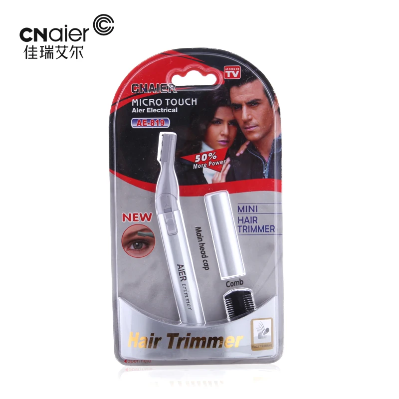 CNAIER AE-819 amazon, Лидер продаж, триммер для волос, женский электрический триммер для бровей, триммер для удаления волос