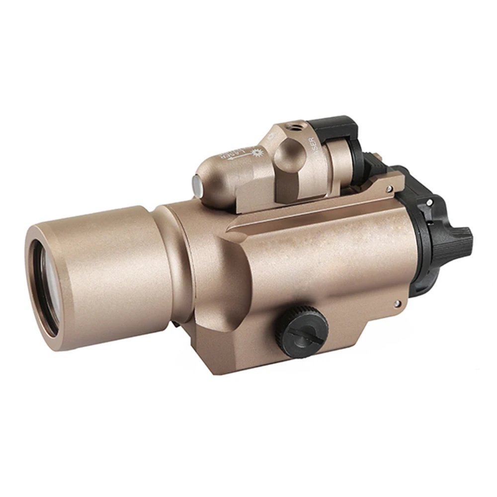 SPINA OPTICS X400 ультра светодиодный тактический фонарик с красным лазером для индикатора охоты