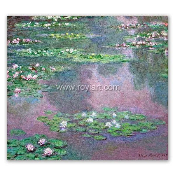 通販高品質 クロードモネの有名な睡蓮の芸術家絵画1905 - Buy Famous