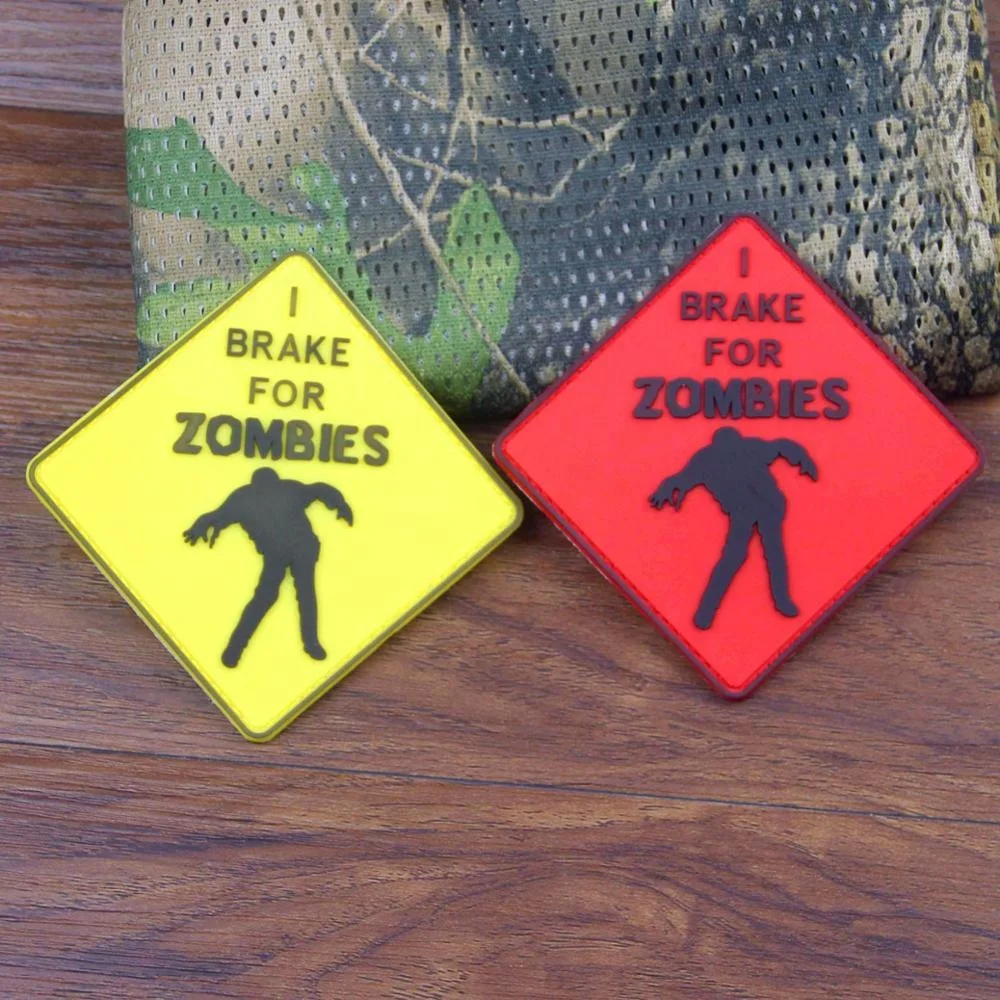 Customized 3D Raised Logo PVC Rubber Patch