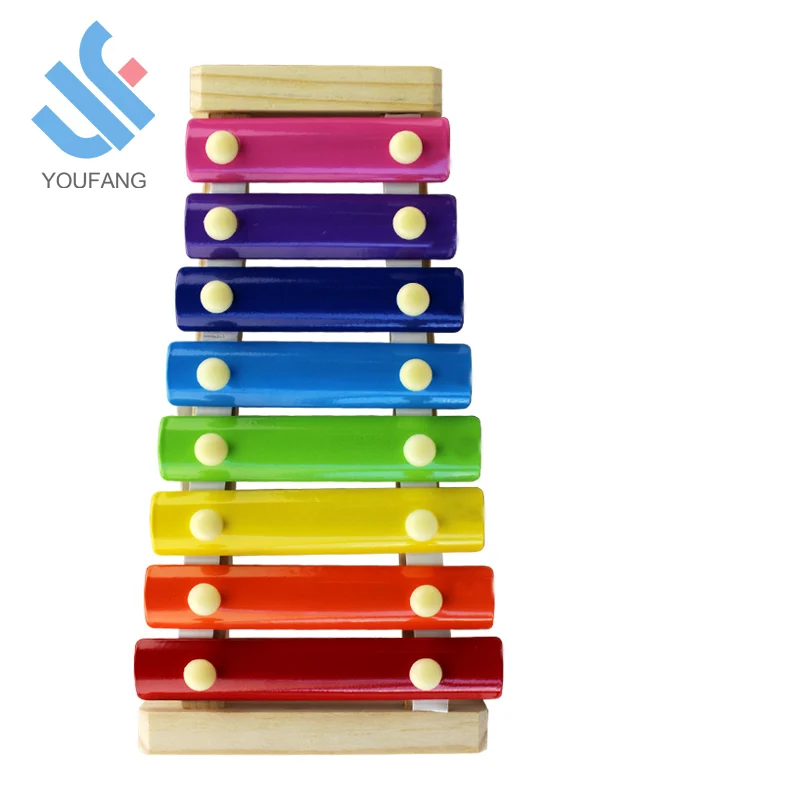 YF-M217 8 ключей рука прекрасный обучения образовательные ксилофонная музыка деревянная игрушка для детей