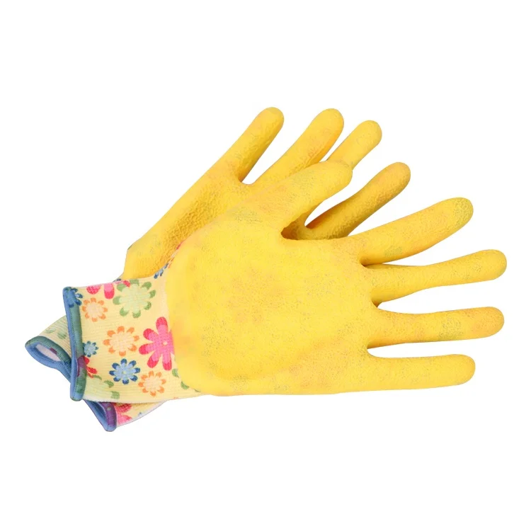 Gloves Latex Polyester Colored Latex Gloves Garden Gloves Bulk Buy