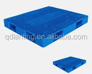 HDPE Durable Hard Plastic Pallet with 8 Steel Tubes for Sale