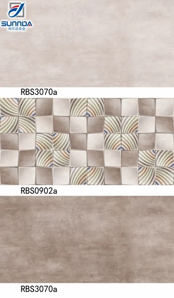 300X600 Anti-cratch Matt and Glossy Finish Mirror Suface Decorative Ceramic Wall Tile Porcelain Tile for Bathroom and Kitchen