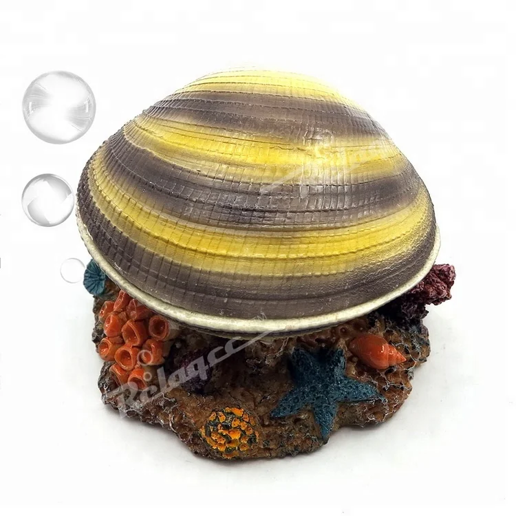 Aquarium Shell Decoration Bubble Decoration For Fish Tank Aerating ...
