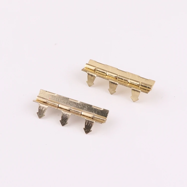 Small Brass Color Metal Jewelry Box Clasp Hinge with Hooks for Wooden Case Suitcase Accessories