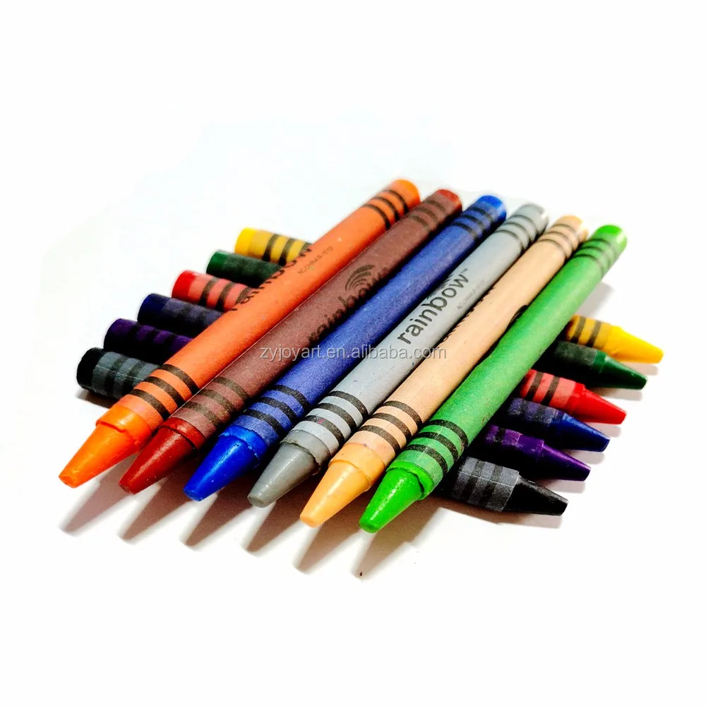 Восковые карандаши на основе воска оптом набор карандашей одноцветных (64 цвета выбор) восковой Карион парафиновый воск CN;ZHE