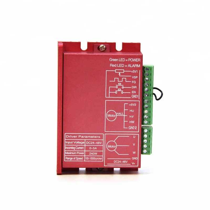 Motor Controller 24v 5A Bldc  Controller Brushless Driver with Hall Sensor Control
