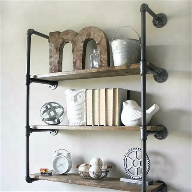 3/4'' Malleable Cast Iron Pipe Fitting Adjustable Pipe Shelving Furniture