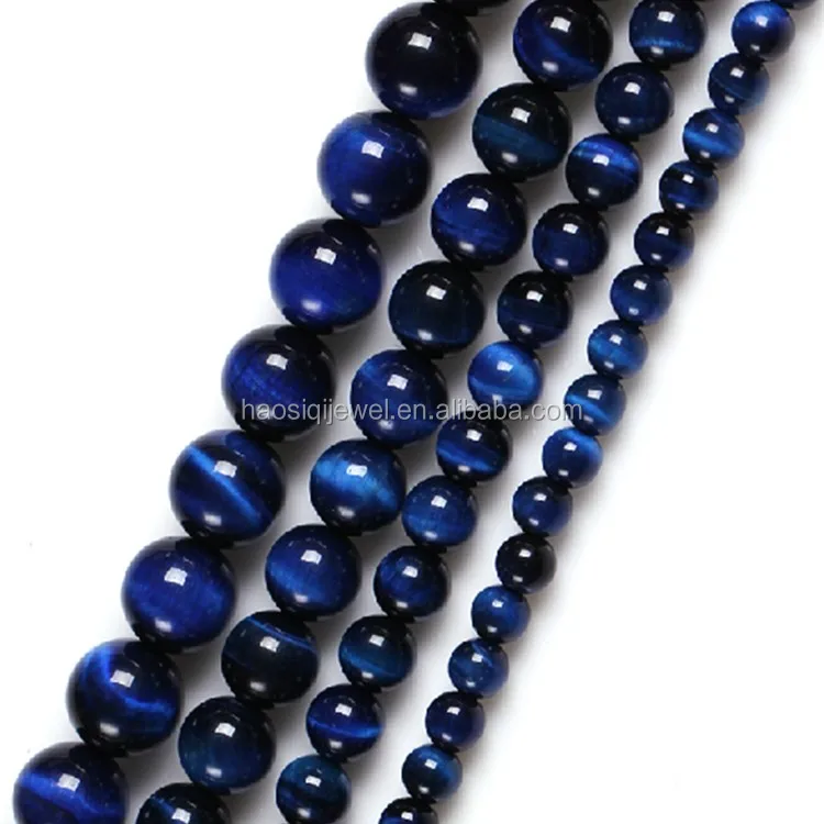 Chicager Perles En Pierre Naturelle De 6 Mm Pour La Fabrication De Bijoux, Turquoise Impériale Bleue Polie, Perles Rondes Lisses Pour Bracelets Et