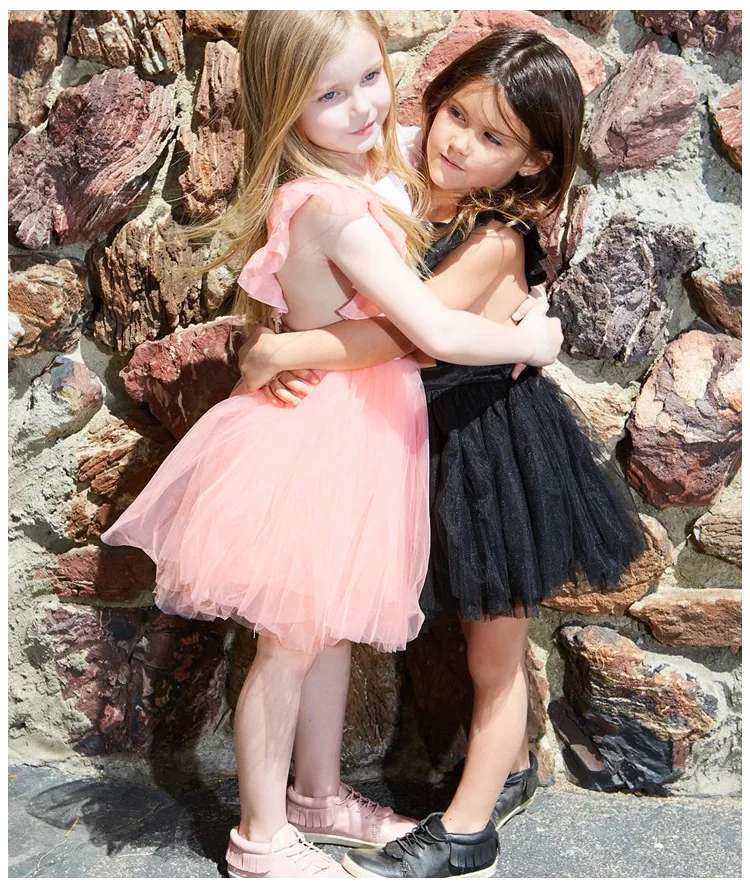 Комбинация для девочек спинки платье без рукавов Голый живот Летнее бальное платье