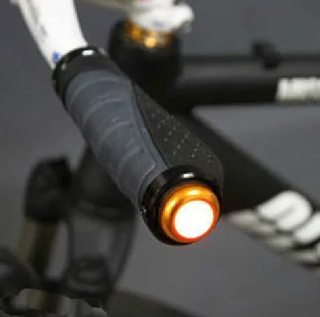 Konren Universal Bicycle Turn Lights Night Cycling Safety Signals Light Bicycle Turning Signals Lights Handlebar Lights Grips LED Bicycles Handlebar Warning Lights