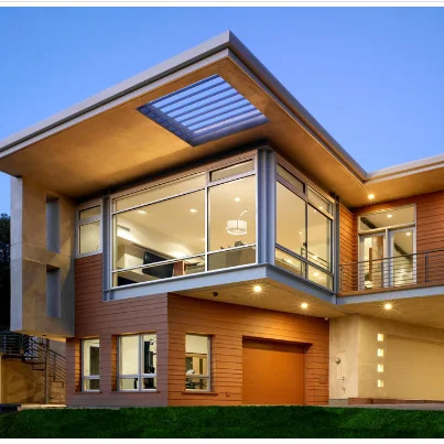 Deepblue Smarthouse, световой каркасный стальной каркасный сборный дом, сборные дома, роскошная вилла