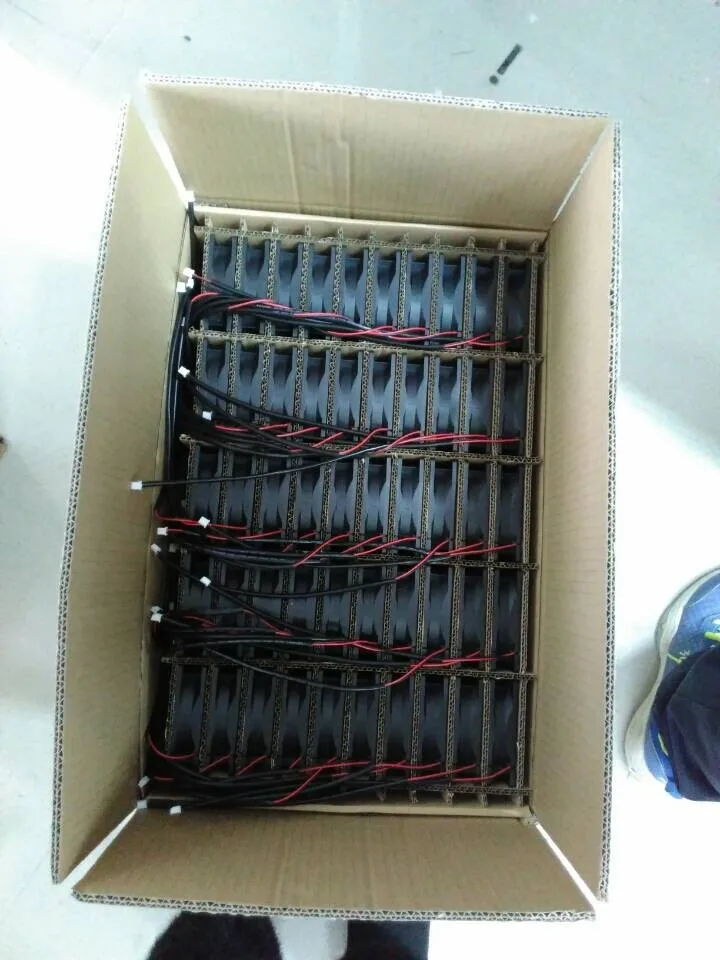 Jopto Ventilateur PWM DIY 120x120x32mm 24V - Double Roulement à Billes Haut Débit Pour Imprimante 3D