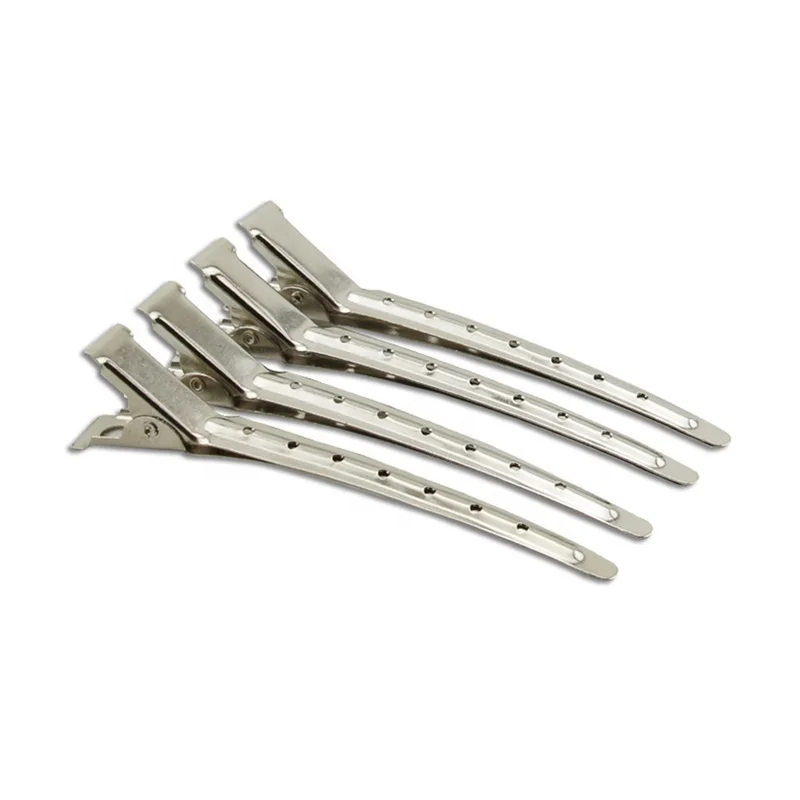 Аксессуары для салона металлические противоскользящие заколки волос в виде утки плоские блестящие зажимы