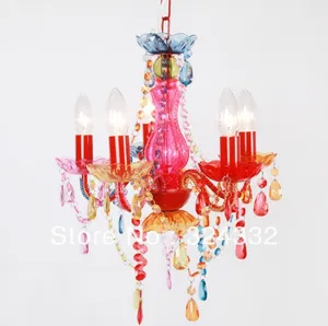 23 Year Factory-5L Mini Multi Color Crystal Chandelier(NS-120148M)