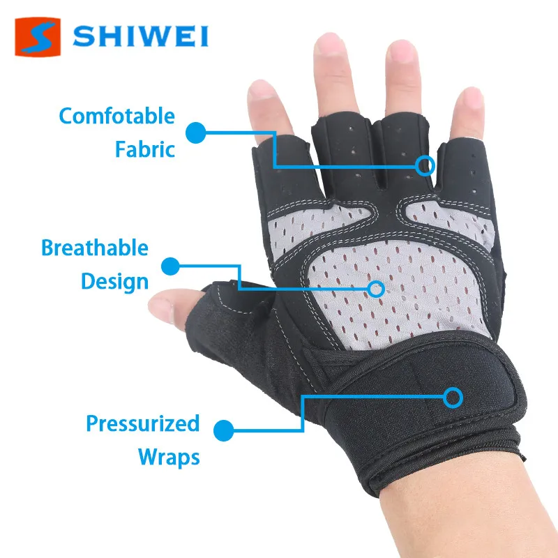 Нескользящие пользовательские перчатки для тяжелой атлетики