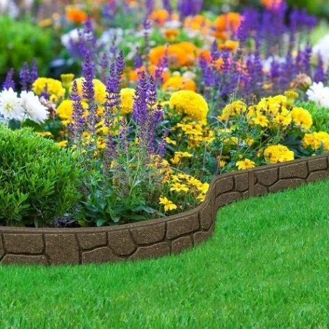 Removable Rubber Garden Edging for Border Ecofriendly